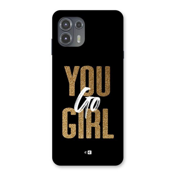 Confident Girl Back Case for Motorola Edge 20 Fusion
