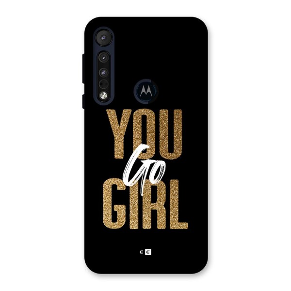 Confident Girl Back Case for Motorola One Macro