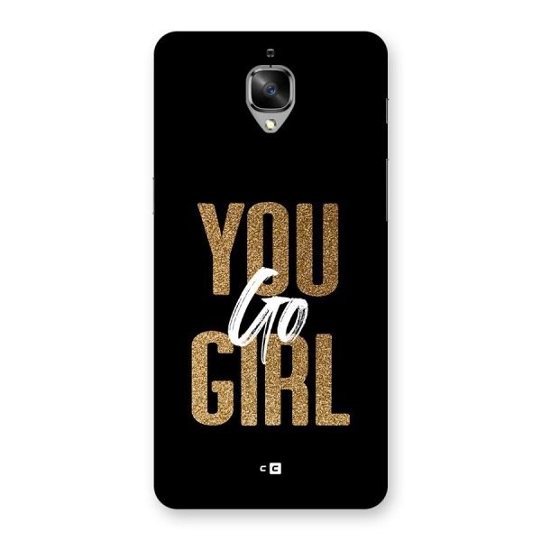 Confident Girl Back Case for OnePlus 3