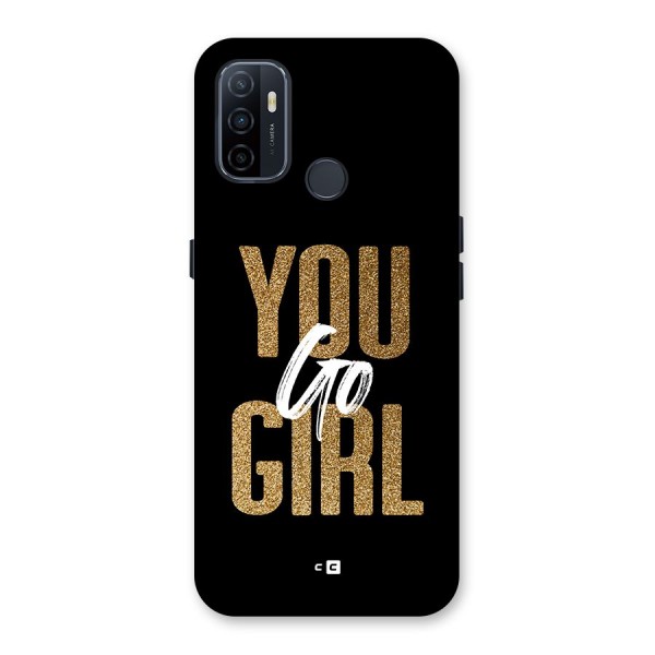 Confident Girl Back Case for Oppo A33 (2020)