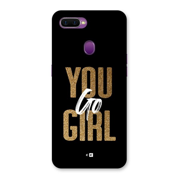 Confident Girl Back Case for Oppo F9