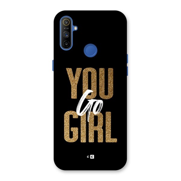 Confident Girl Back Case for Realme Narzo 10A