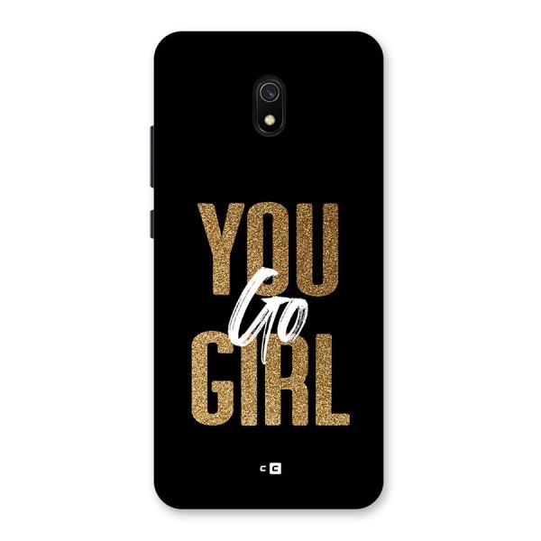 Confident Girl Back Case for Redmi 8A