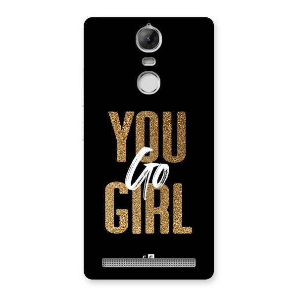 Confident Girl Back Case for Vibe K5 Note