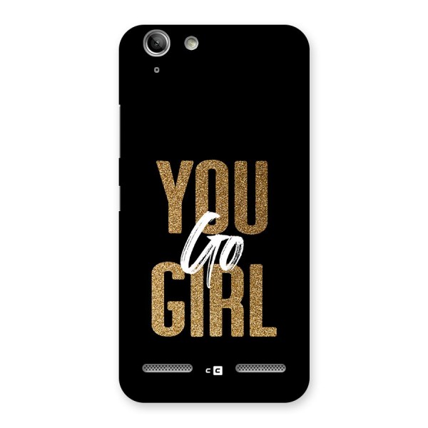 Confident Girl Back Case for Vibe K5 Plus