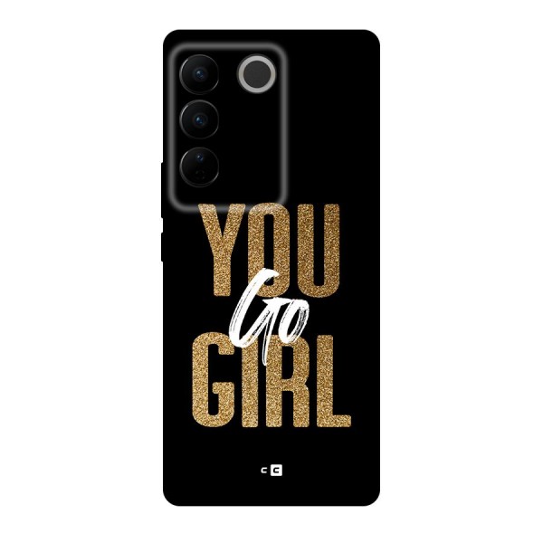 Confident Girl Back Case for Vivo V27