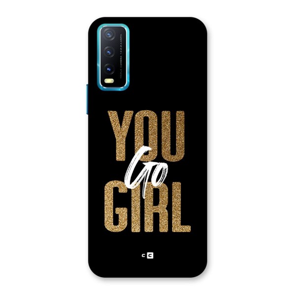 Confident Girl Back Case for Vivo Y12s