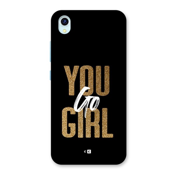 Confident Girl Back Case for Vivo Y1s