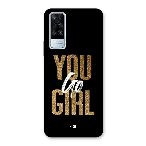 Confident Girl Back Case for Vivo Y51A