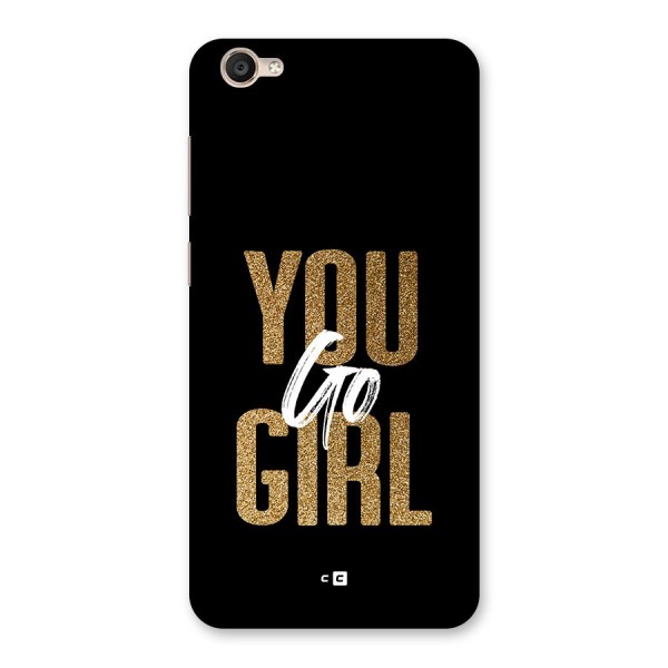 Confident Girl Back Case for Vivo Y55