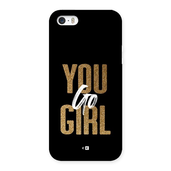 Confident Girl Back Case for iPhone SE 2016