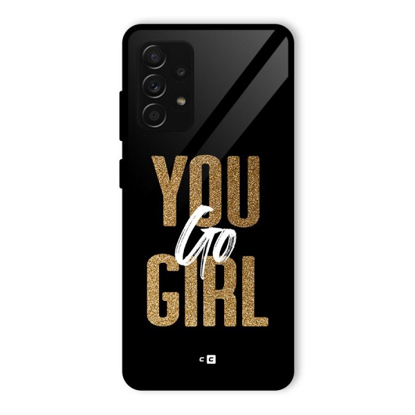 Confident Girl Glass Back Case for Galaxy A53 5G