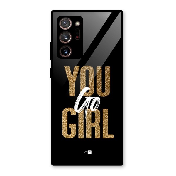 Confident Girl Glass Back Case for Galaxy Note 20 Ultra 5G
