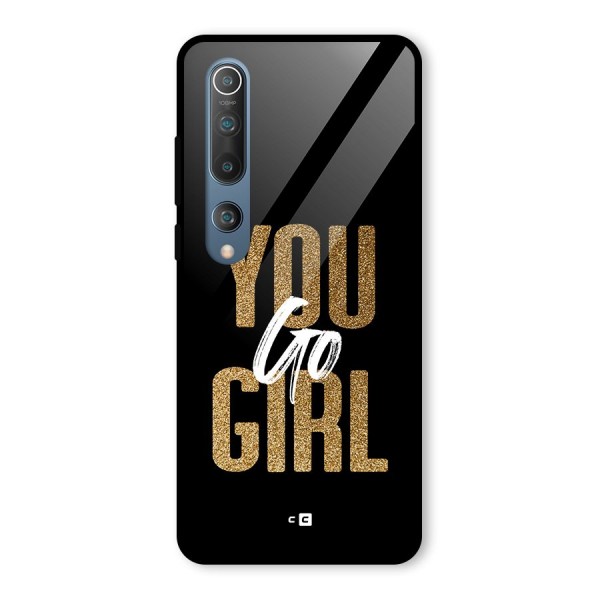 Confident Girl Glass Back Case for Mi 10