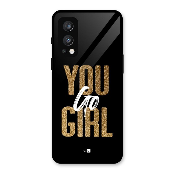 Confident Girl Glass Back Case for OnePlus Nord 2 5G
