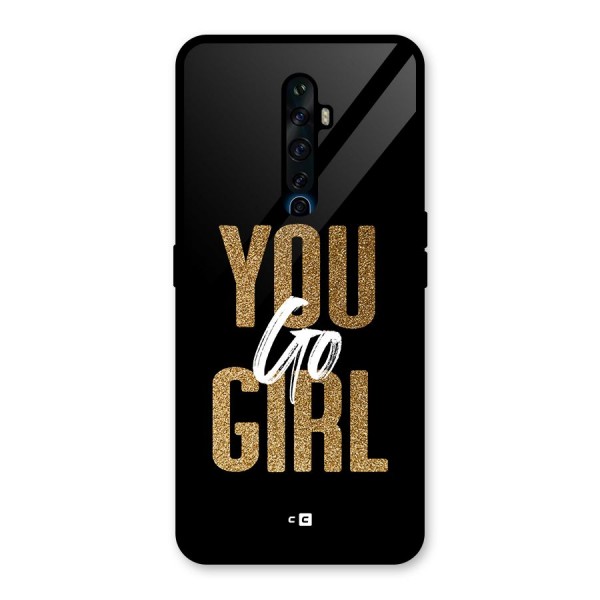 Confident Girl Glass Back Case for Oppo Reno2 Z