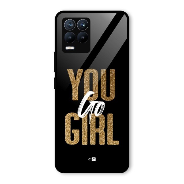Confident Girl Glass Back Case for Realme 8 Pro