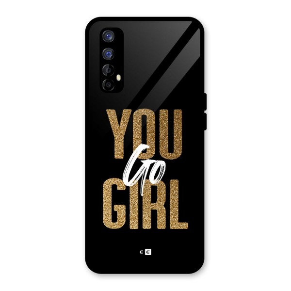 Confident Girl Glass Back Case for Realme Narzo 20 Pro