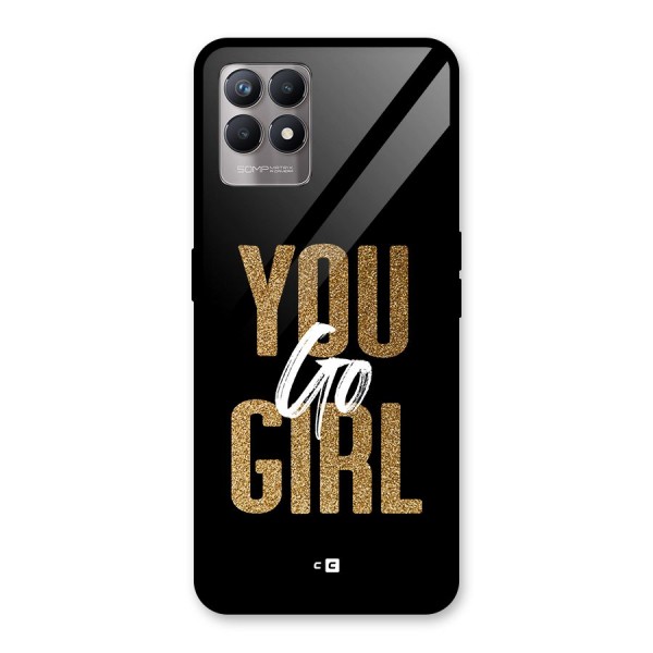Confident Girl Glass Back Case for Realme Narzo 50
