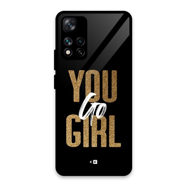 Confident Girl Glass Back Case for Xiaomi 11i 5G