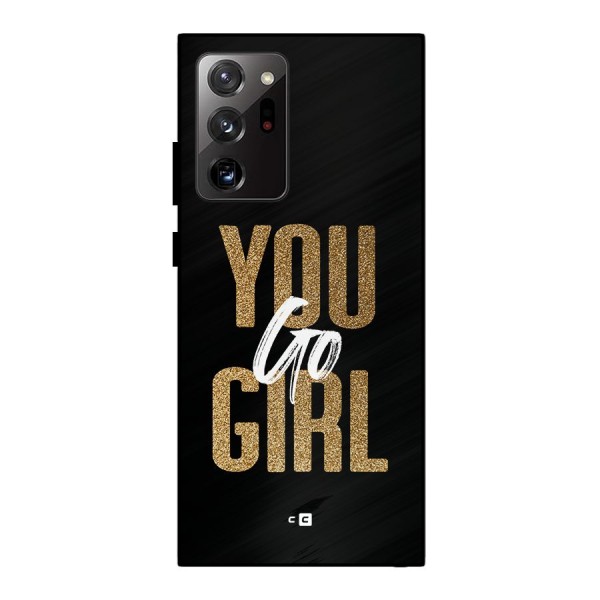 Confident Girl Metal Back Case for Galaxy Note 20 Ultra