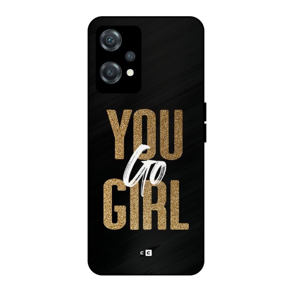 Confident Girl Metal Back Case for OnePlus Nord CE 2 Lite 5G
