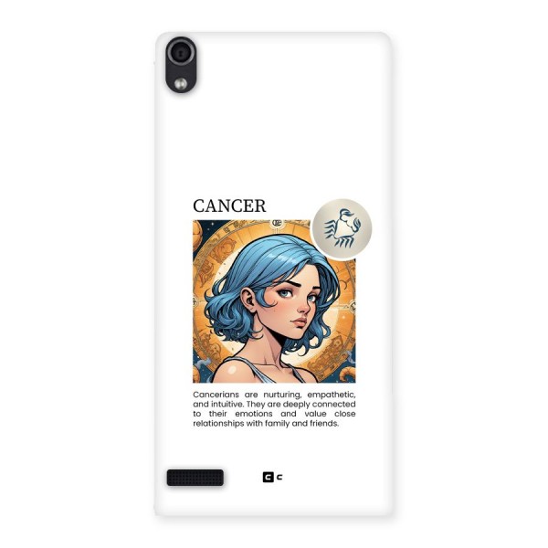 Connected Cancer Back Case for Ascend P6