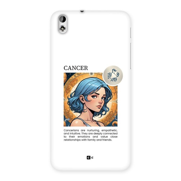 Connected Cancer Back Case for Desire 816