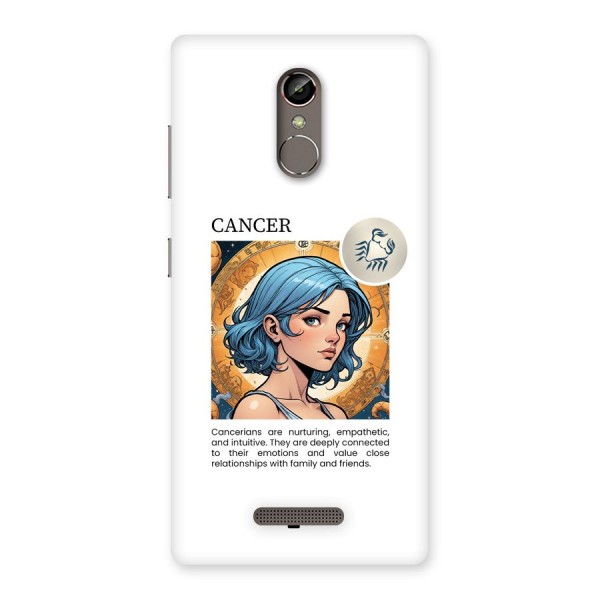 Connected Cancer Back Case for Gionee S6s