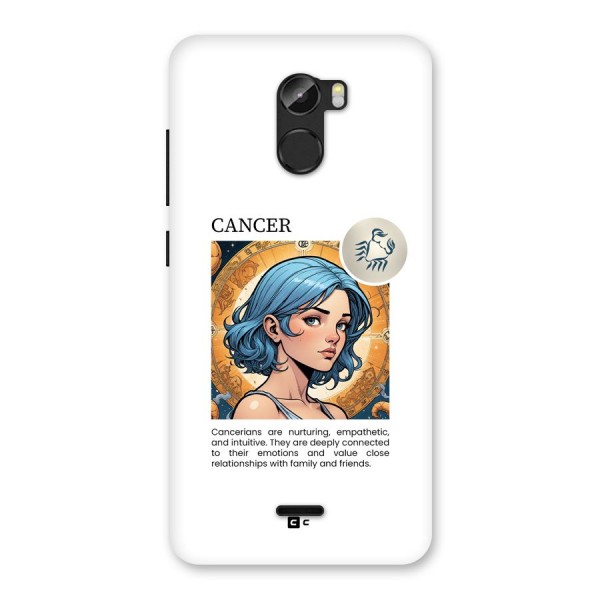 Connected Cancer Back Case for Gionee X1