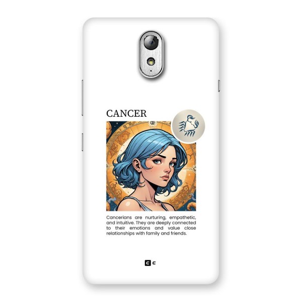 Connected Cancer Back Case for Lenovo Vibe P1M