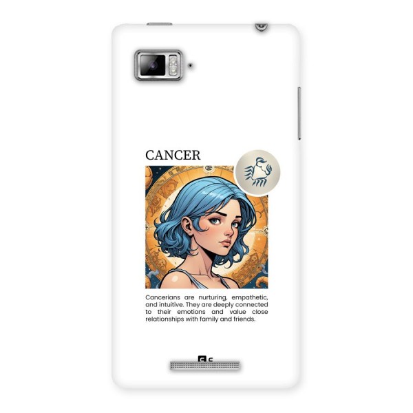 Connected Cancer Back Case for Lenovo Vibe Z K910