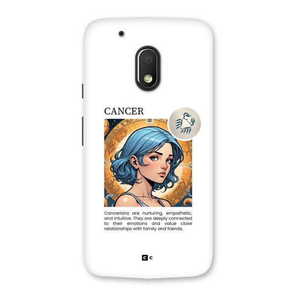 Connected Cancer Back Case for Moto G4 Play