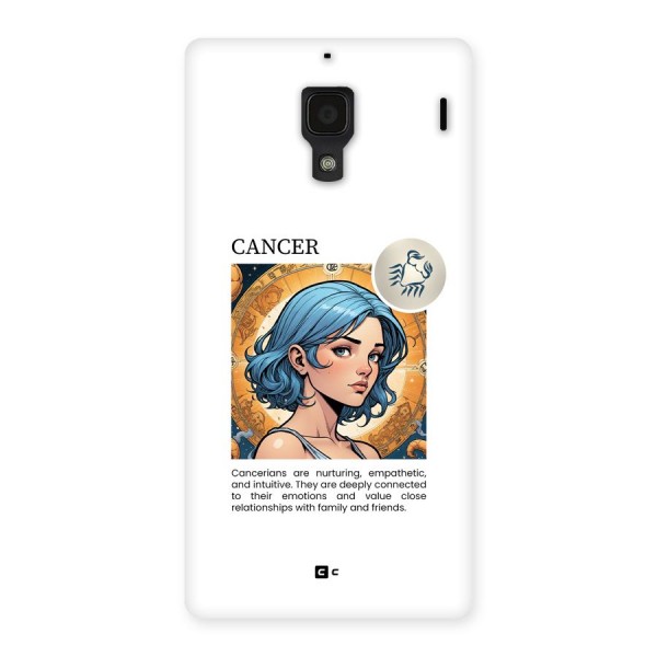 Connected Cancer Back Case for Redmi 1s