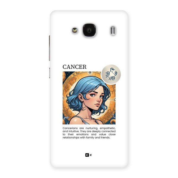 Connected Cancer Back Case for Redmi 2