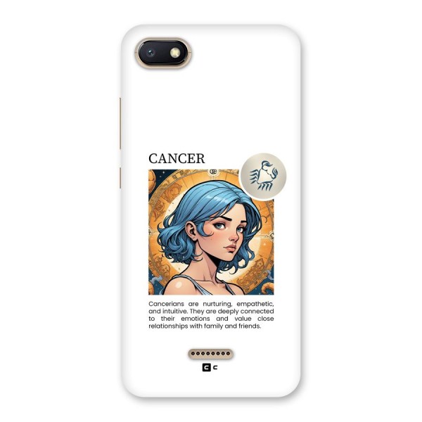 Connected Cancer Back Case for Redmi 6A