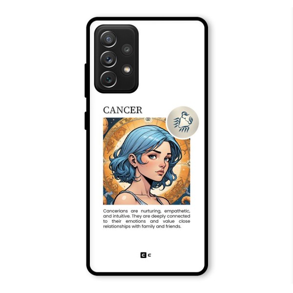 Connected Cancer Glass Back Case for Galaxy A72
