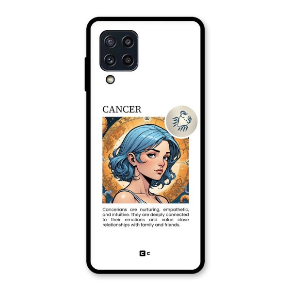 Connected Cancer Glass Back Case for Galaxy M32