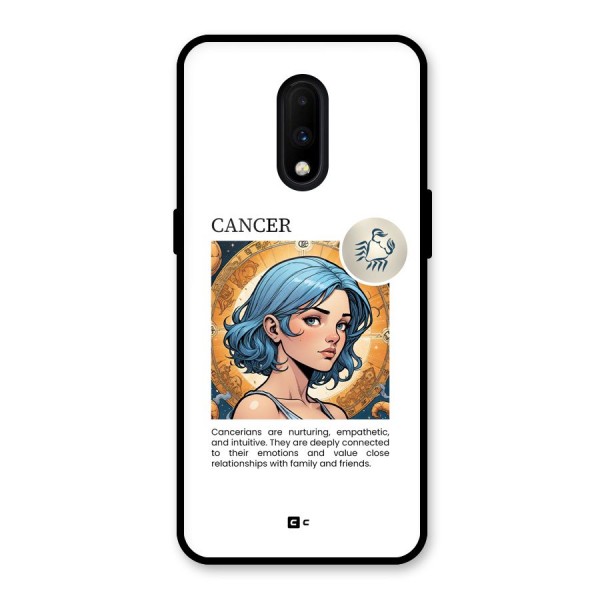 Connected Cancer Glass Back Case for OnePlus 7