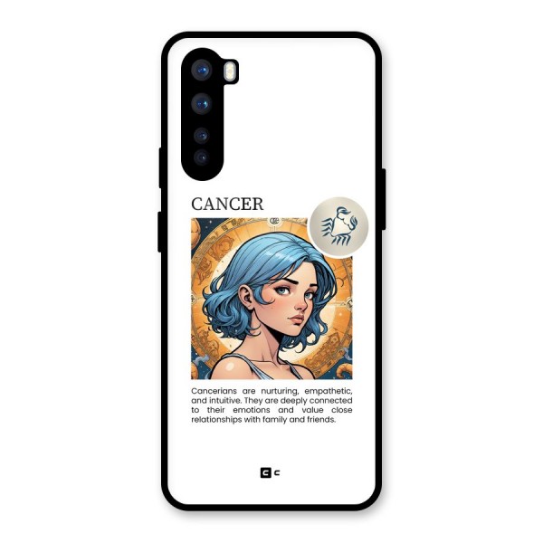 Connected Cancer Glass Back Case for OnePlus Nord
