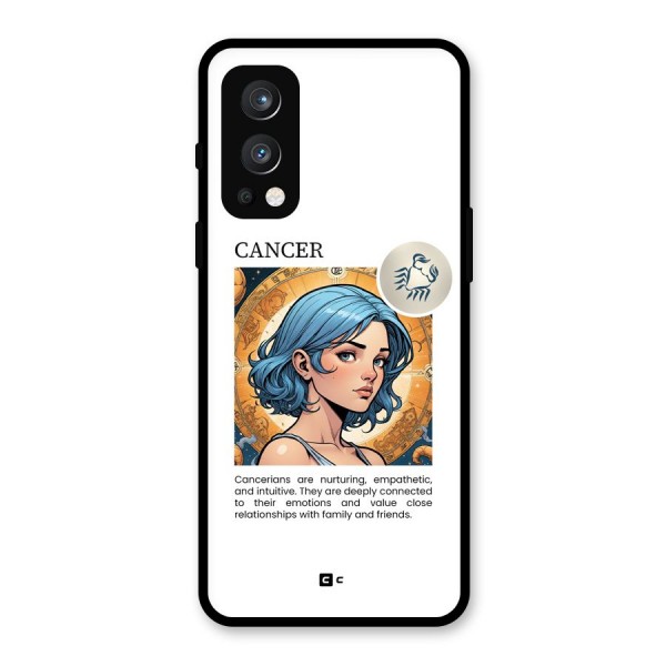 Connected Cancer Glass Back Case for OnePlus Nord 2 5G