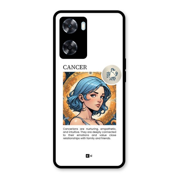 Connected Cancer Glass Back Case for Oppo A77