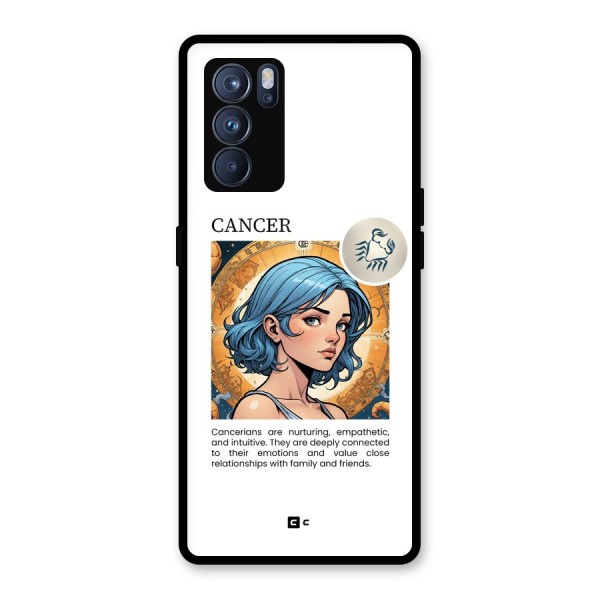 Connected Cancer Glass Back Case for Oppo Reno6 Pro 5G