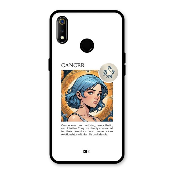 Connected Cancer Glass Back Case for Realme 3