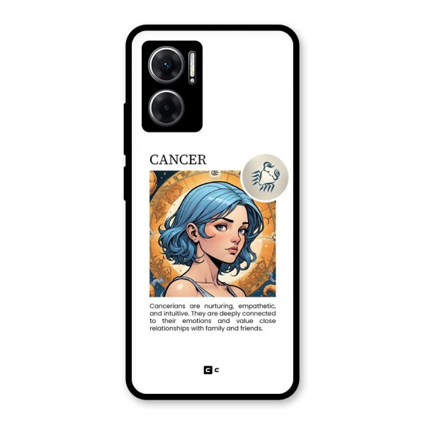 Connected Cancer Glass Back Case for Redmi 11 Prime 5G