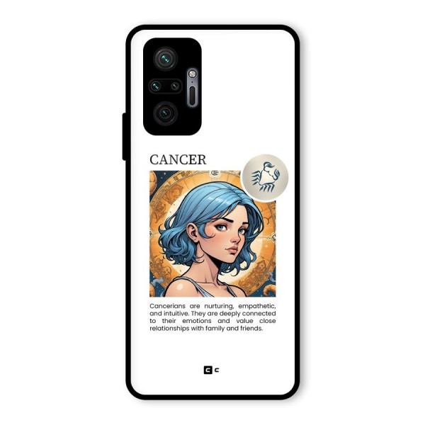 Connected Cancer Glass Back Case for Redmi Note 10 Pro Max