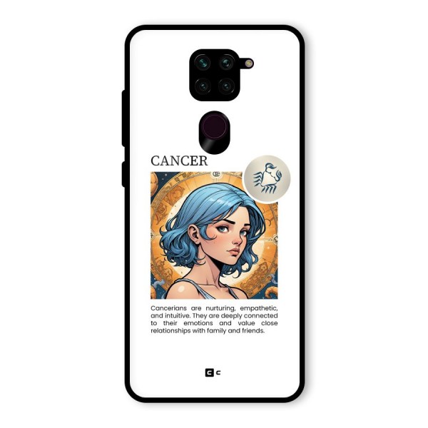 Connected Cancer Glass Back Case for Redmi Note 9