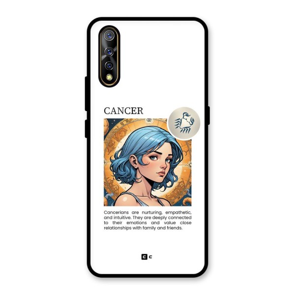 Connected Cancer Glass Back Case for Vivo S1