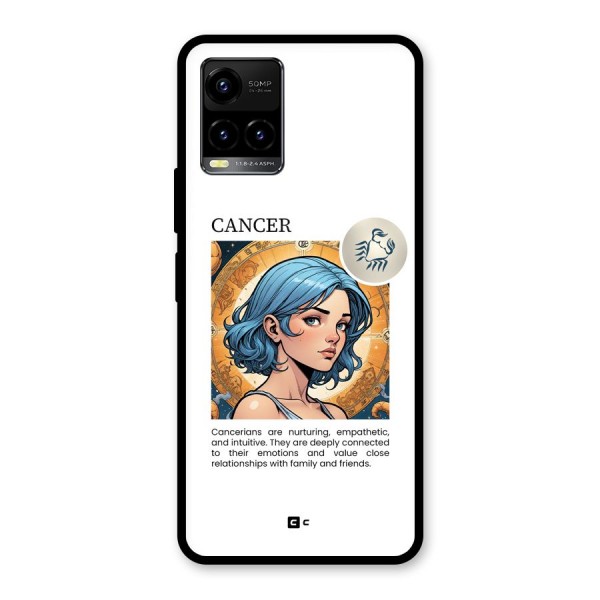 Connected Cancer Glass Back Case for Vivo Y33s