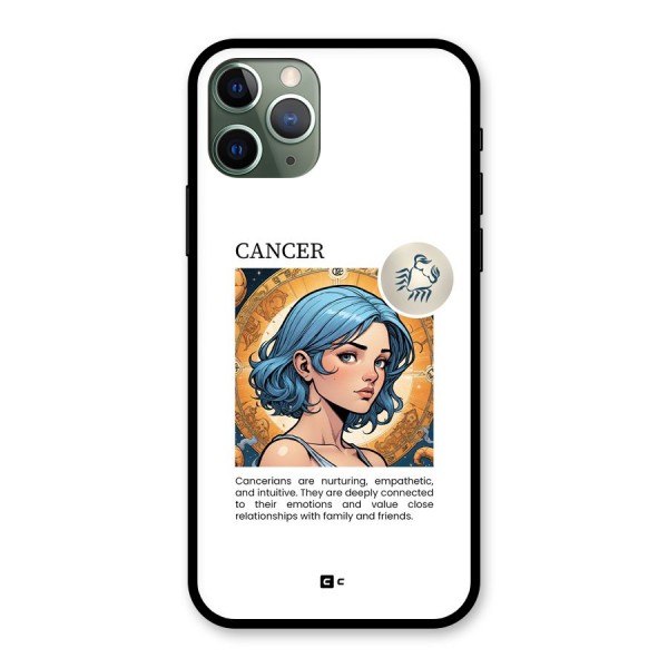 Connected Cancer Glass Back Case for iPhone 11 Pro